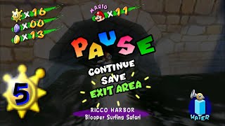 Super Mario Sunshine - Part 5: Resetting a Blooper Race