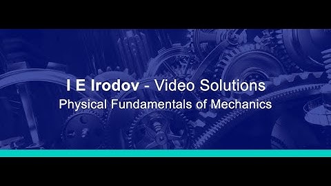 JEE - I E Irodov Book Solutions - Physical Fundamental of Mechanics (Kinematics) - Q 1.13