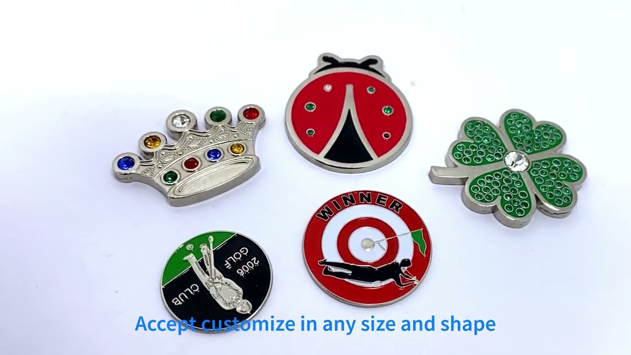 Custom Metal Golf Ball Markers