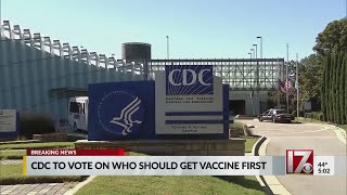 CDC to vote on who should get COVID-19 vaccine first