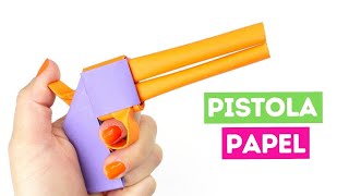 🔫 Cómo hacer una pistola de papel fácil paso a paso