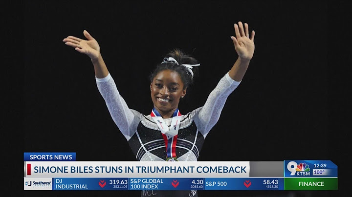 Simone Biles stuns in triumphant comeback