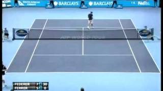 Roger Federer vs David Ferrer _ATP London 2011._ best points