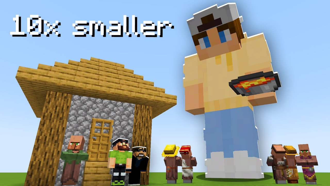 Minecraft, But Everything is 10x Smaller...