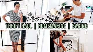 GET IT ALL DONE WITH ME! | Homemaking Motivation from a Mennonite Mom | Thrift Haul!
