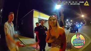 Spoiled Brat Learns You Can't Just Walk Away From Cops