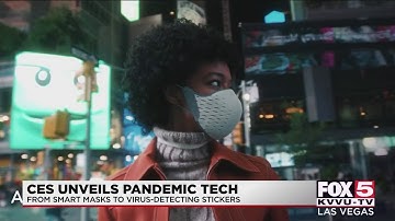 CES unveils smart masks and virus-detecting stickers