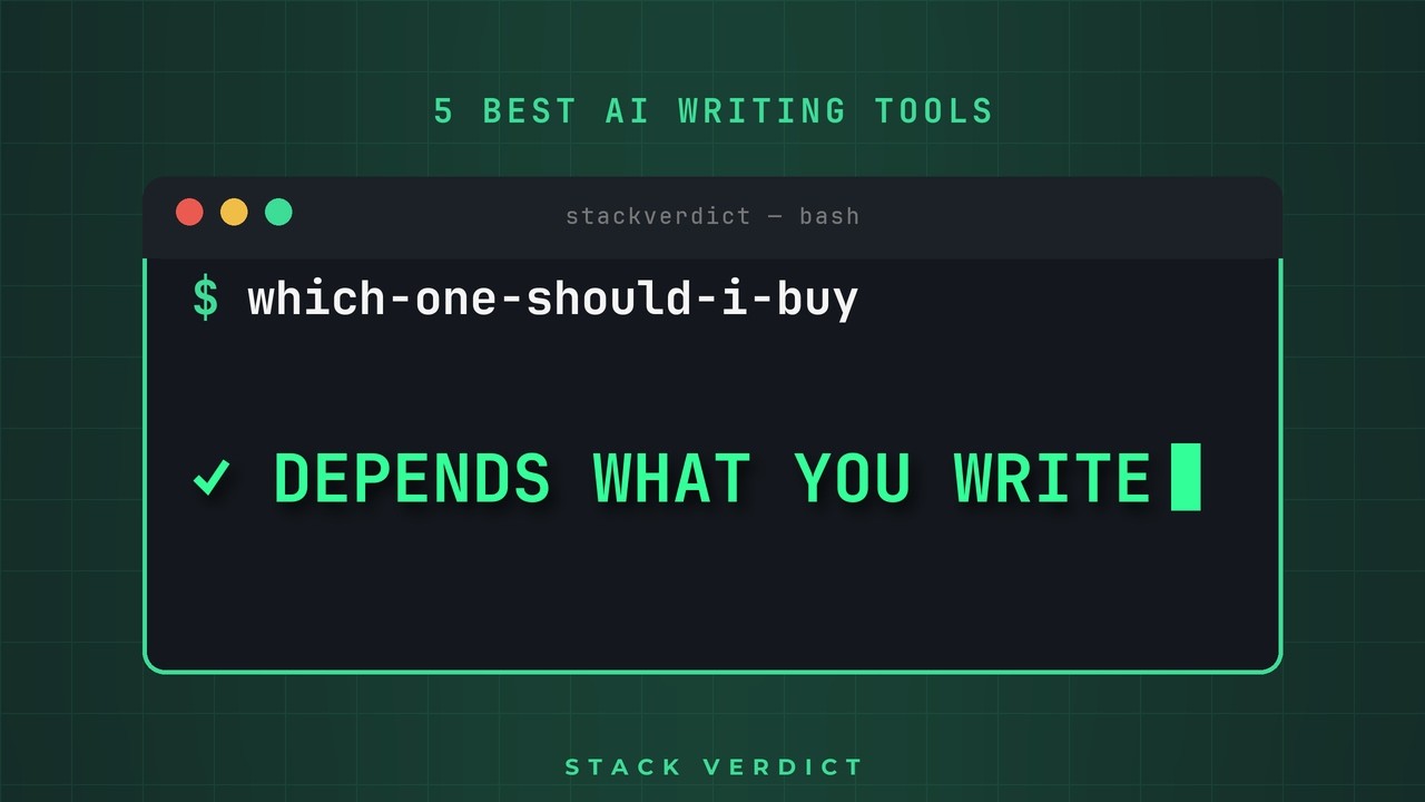 Best AI Writing Tools 2026 — Claude vs ChatGPT vs Jasper vs More