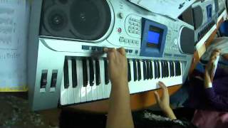 20110924台中文山社大電子琴(MK900)「好膽你就來」示範