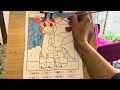 Satisfying painting 2 x speed | happy giraffe! 🦒 #calmingcontent #satisfyingvideo #arttimelapse
