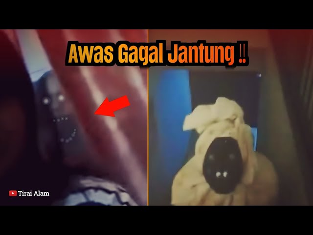 Bukan Untuk PENAKUT‼️10 Penampakan Hantu Terjelas u0026 Paling Menakutkan class=