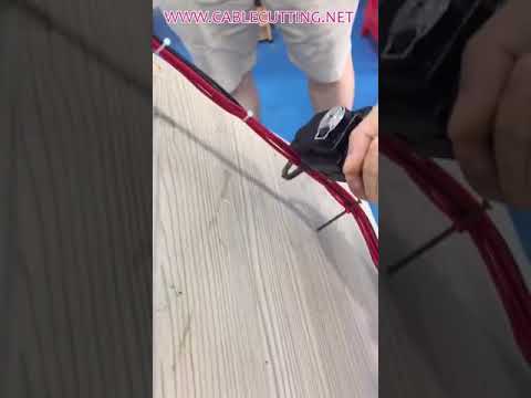 Automatic Cable Tie Tying Machine for Wire Harness & Bundle Packaging