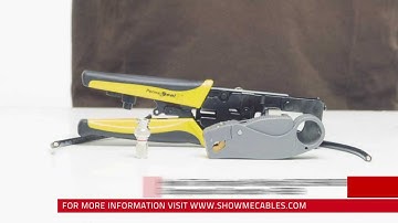 How To Make A Holland SLC59-BNC BNC Male Compression Connector - RG59 - #2009