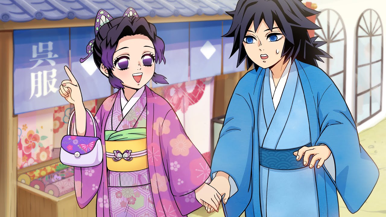 【鬼滅の刃×声真似】胡蝶と冨岡のダブル誕生日！贈り物を一緒に考えるデートプラン！