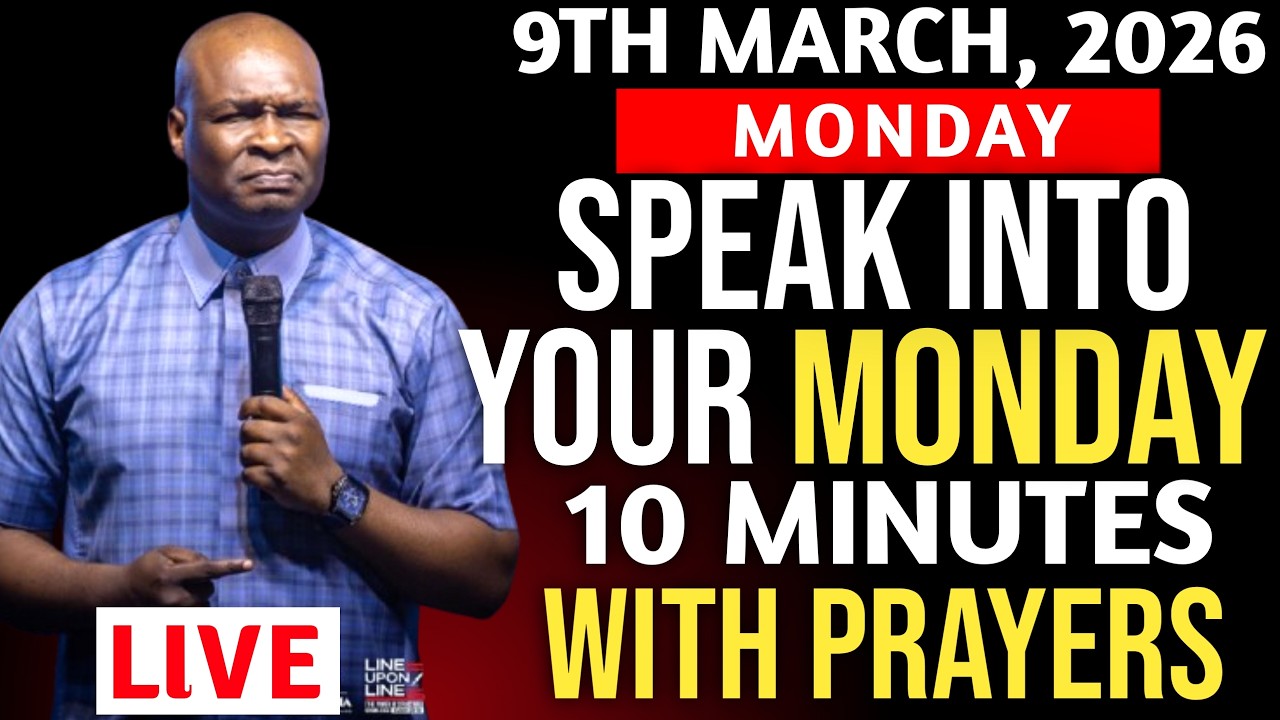 Monday 9th March, 2026] Speak Into Early Morning Prayer | Spiritual Prayer-Apostle Joshua Selman