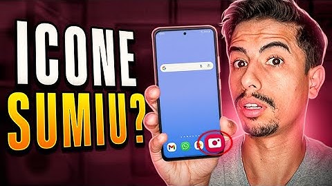 ÍCONE DO APLICATIVO DE CÂMERA SUMIU do CELULAR? APRENDA RESOLVER!