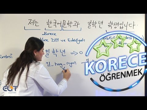 Korece Öğrenmek İstiyorum Korece Tanışma - learn korean