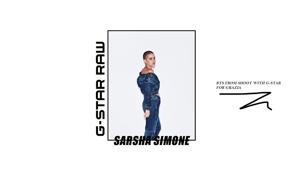 Sarsha Simone takes you behind the scenes of photoshoot with G-Star Raw for Grazia