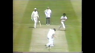 CHETAN SHARMA 5-64 ENGLAND v INDIA 1st TEST MATCH DAYS 1 & 2 LORD'S JUNE 5 & 6 1986