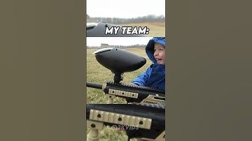 POV: First time playing paintball #funny #skit #foryou #viral
