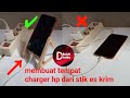 CARA MEMBUAT TEMPAT CHARGER HP DARI STIK ES KRIM