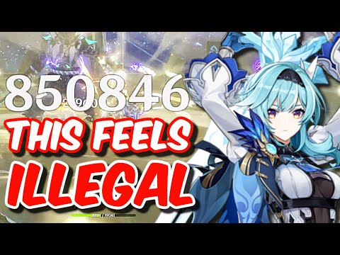 Why Eula is STILL My Favorite DPS Claymore Unit [ C6 Eula Damage Showcase ] Genshin Impact 2.3