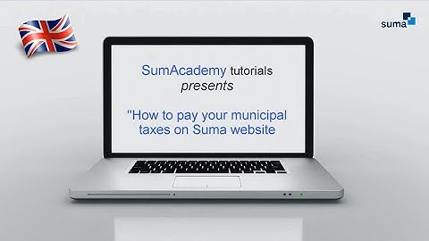 How to pay your municipal taxes on Suma