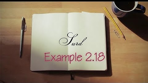 Tn Class 9 Example 2.18 - Surds