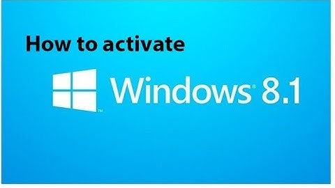 How to activate windows 8 1 All In One RTM Version Offline Activator