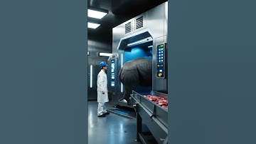 Futuristic Meat Processing Machine in Action! 🤯 | Relastic AI #Shorts