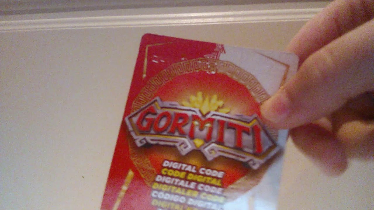 gormiti codes and app