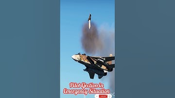 Pilot Ejection in Emergency Situation #airforce #fight #shots #shortsfeed #viralvideo