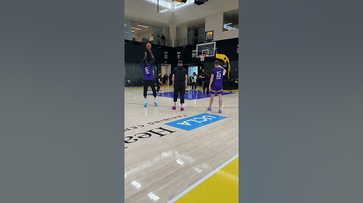 FIRST LOOK of Luka Doncic getting up shot with LeBron James & Austin Reeves 👀 (via @lakers/X)