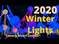 2020 Winter Lights Canary Wharf London