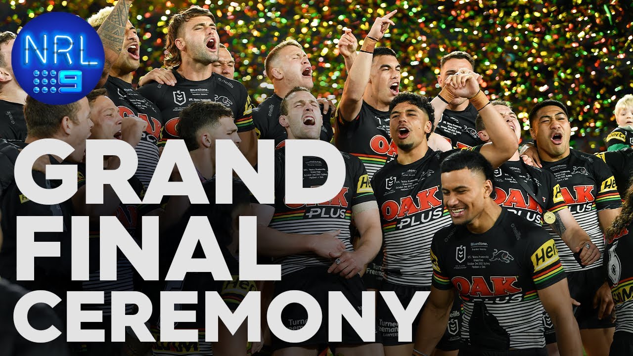 The full post-match ceremony from the 2022 NRL Grand Final NRL on Nine