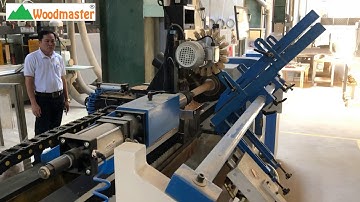 MÁT TIỆN GỖ CNC + chà nhám - nạp phôi dự động - tiện theo bản vẽ Autocad