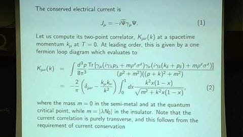 The Quantum Phases of Matter (Lecture 2) by Subir Sachdev