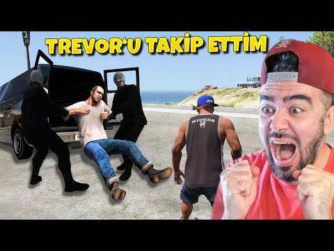 TREVOR TAKIP ETTIGIMI ANLAYINCA BAKIN NE YAPTI - GTA 5 MODS