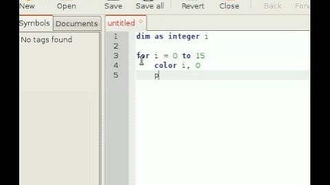 A simple FreeBASIC program