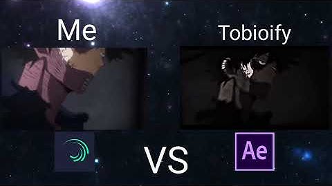 alight motion vs after effect ( Tobioify remake ) edit dabi