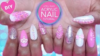 acrylic nail tutorial