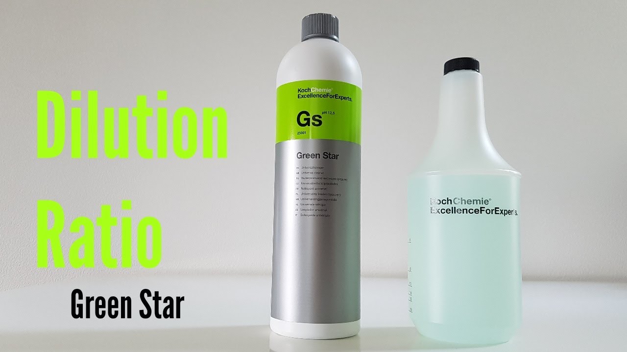 Koch Chemie Gs Green Star KCx Alkaline Universal Cleaner Dilution