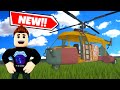 I unlocked the new helicopter in a dusty trip plains update roblox