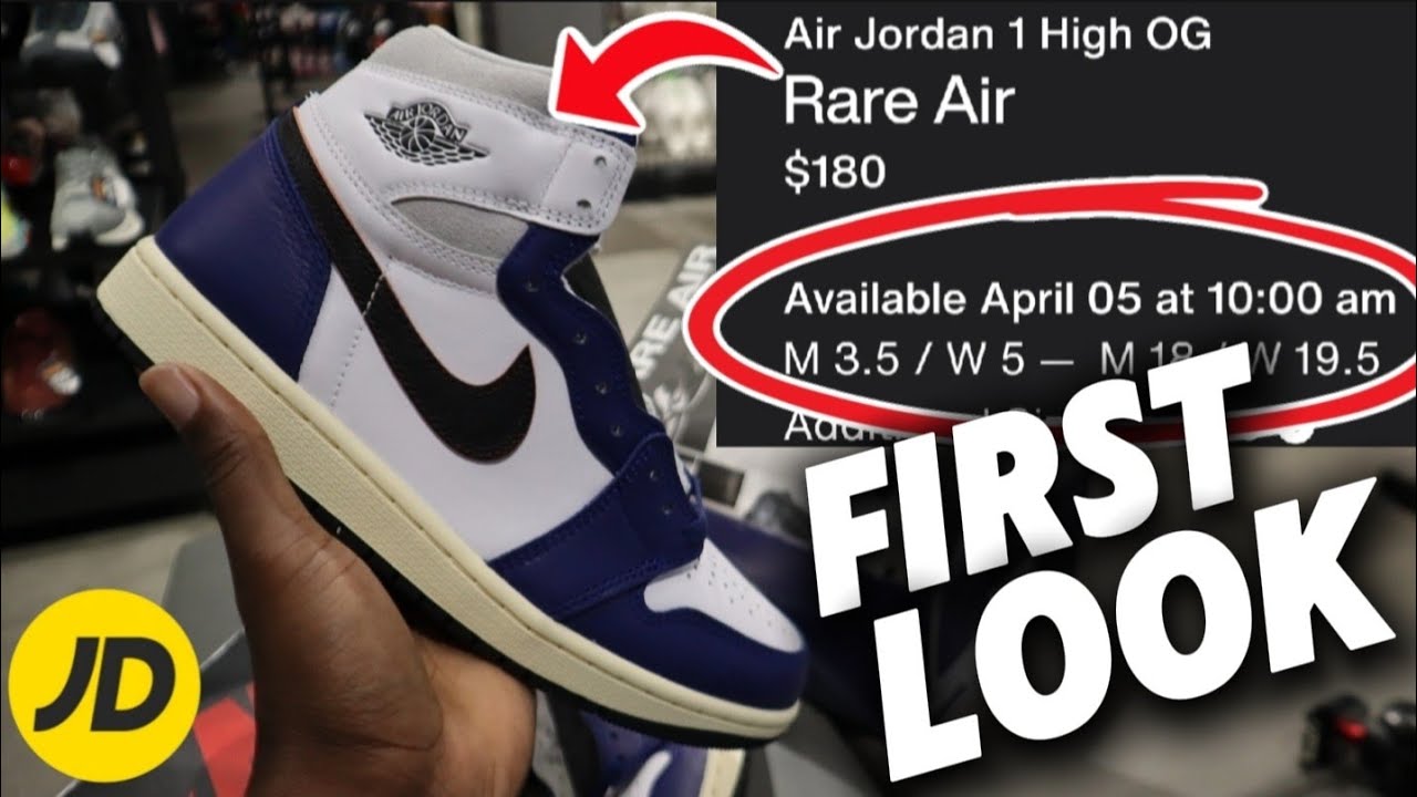 新品　Nike Air Jordan 1 High OG Rare Air Air Jordan 1 High OG 'Rare Air' (DZ5485-100) release date
