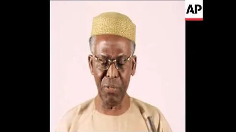 SYND 14 12 79 UPN PARTY CHIEF OBAFEMI AWOLOWO ATTENDS CONVENTION