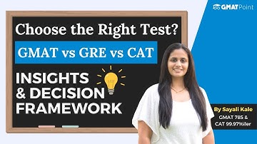 GMAT vs GRE vs CAT: Which Test is Right for You? | Insights from Topper (GMAT FE 785, CAT 99.97%ile)