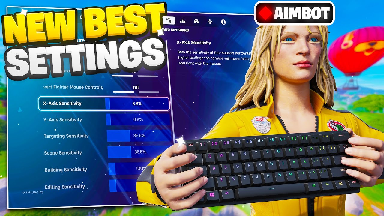 BEST Chapter 7 Keyboard & Mouse SETTINGS, Sensitivity + Keybinds In ...