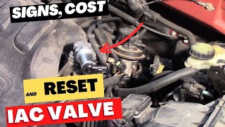 How to Reset an Idle Air Control Valve &  Symptoms of bad idle air control valve stuck open symptoms
