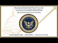 Hearing Entitled: Dodd-Frank Turns 15: Lessons Learned and the Road Ahead