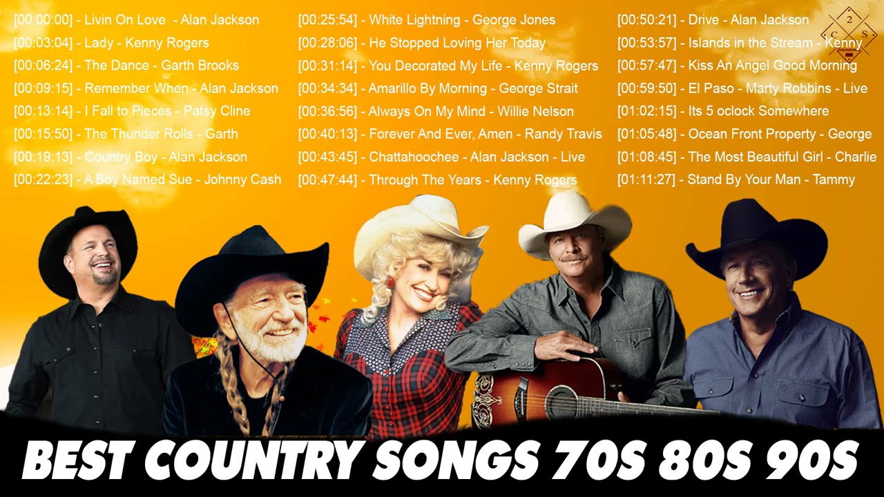 Old Country Songs Of All Time - Country Greatest Hits 70s 80s 90s